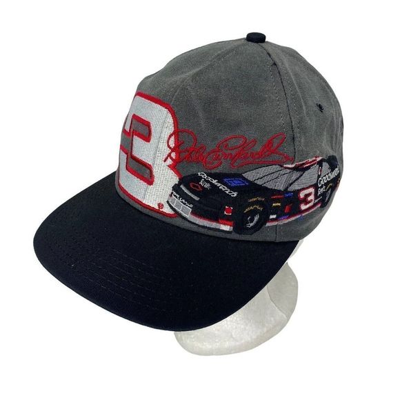 Vintage Dale Earnhardt Hat NASCAR Chase Authentic Snap Back Cap 90s Splash Tooth - Picture 2 of 7
